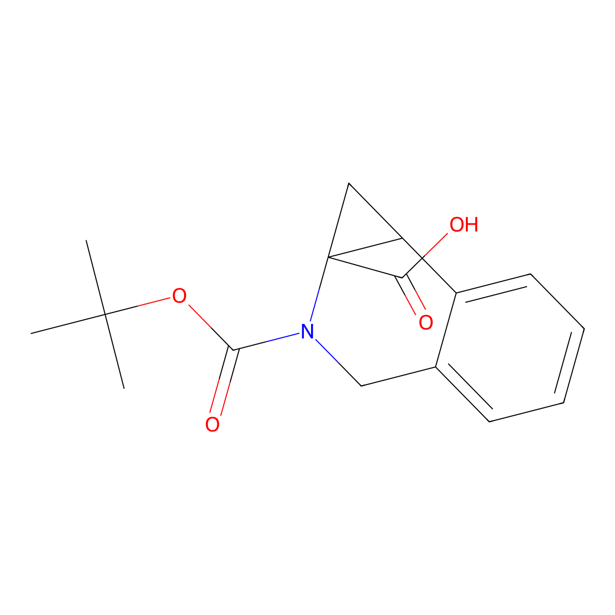 2-[(tert-butoxy)carbonyl]-1H,1aH,2H,3H,7bH-cyclopropa[c]isoquinoline-1a-carboxylic acid molecular structure, CAS 298209-98-0