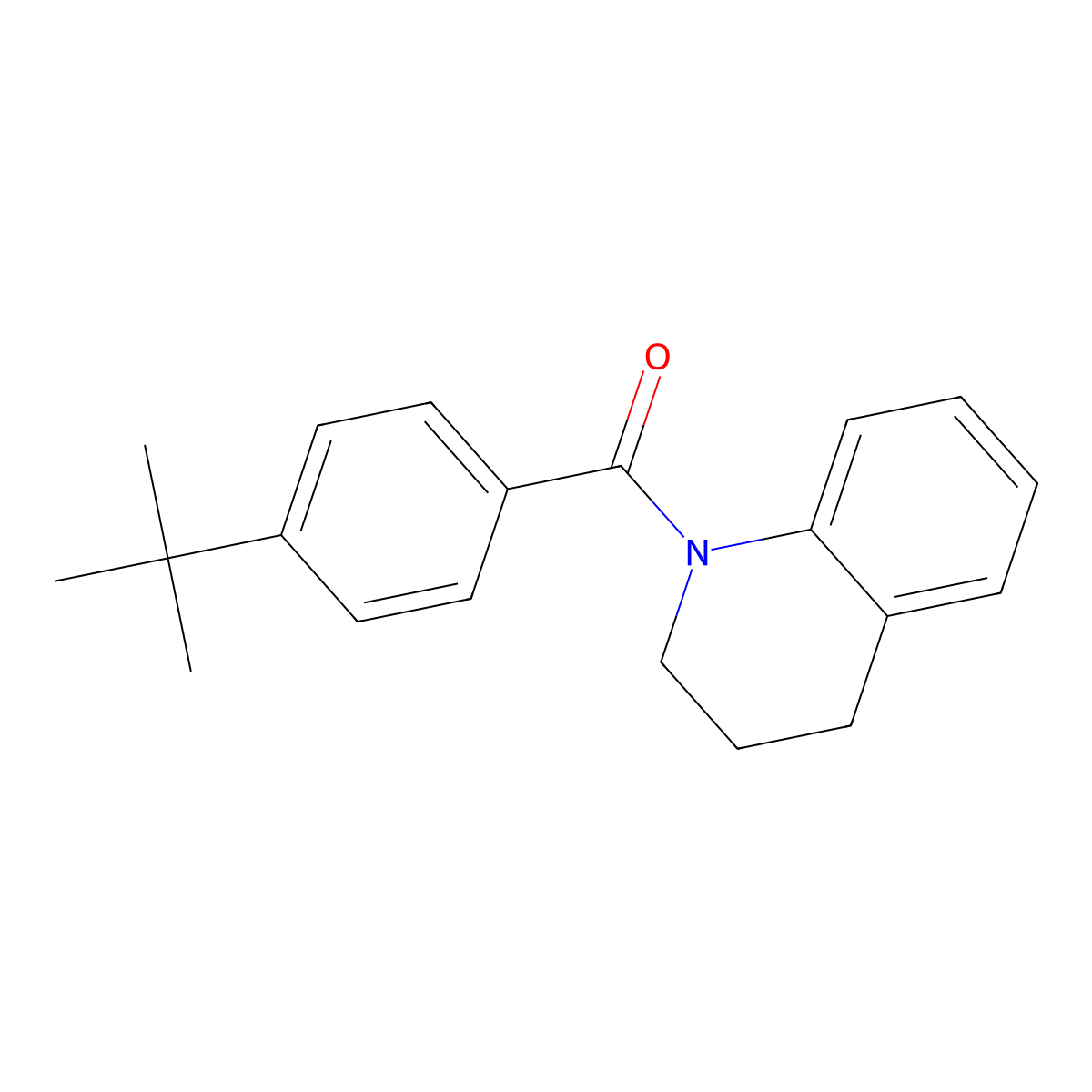 1-(4-Tert-butylbenzoyl)-1,2,3,4-tetrahydroquinoline molecular structure, CAS 298230-96-3