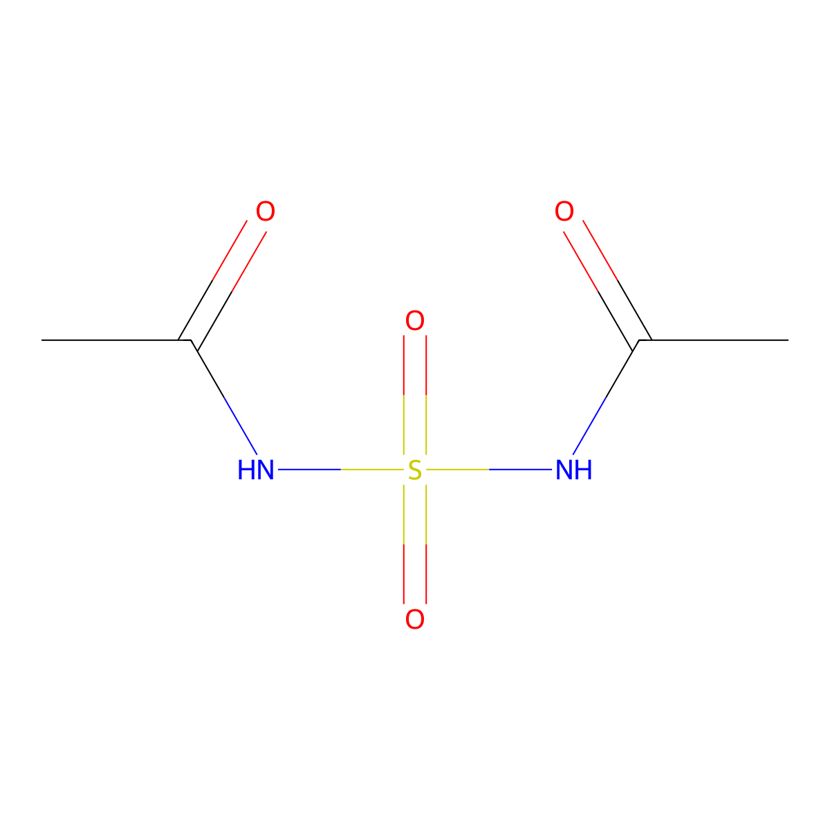 n-(Acetylsulfamoyl)acetamide molecular structure, CAS 29824-66-6