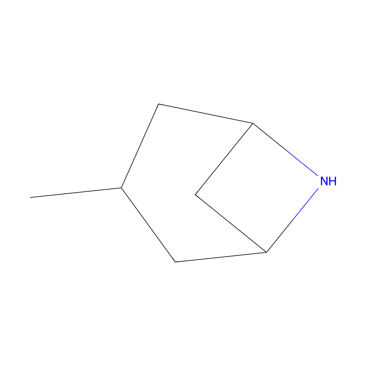 3-Methyl-6-azabicyclo[3.1.1]heptane molecular structure, CAS 2982686-72-4