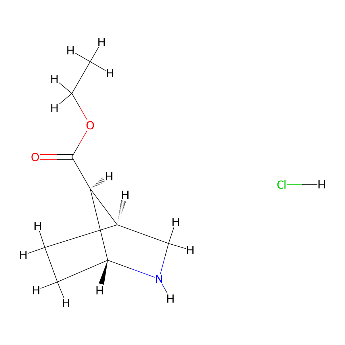 Rel-ethyl (1R,4S,7S)-2-azabicyclo[2.2.1]heptane-7-carboxylate hydrochloride molecular structure, CAS 2982732-25-0