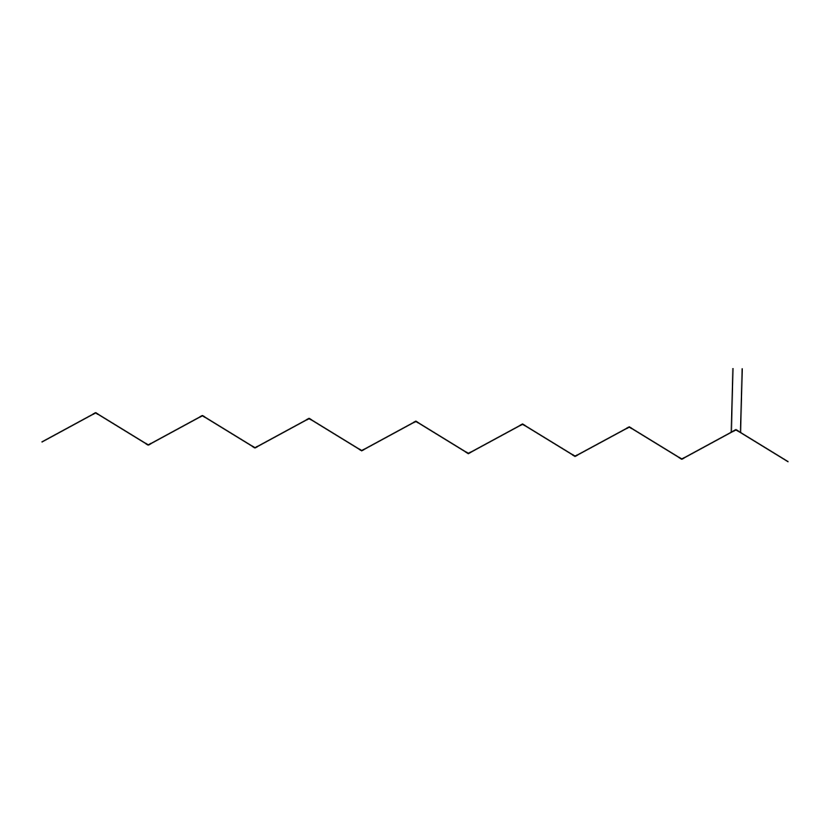 2-Methyl-1-pentadecene molecular structure, CAS 29833-69-0