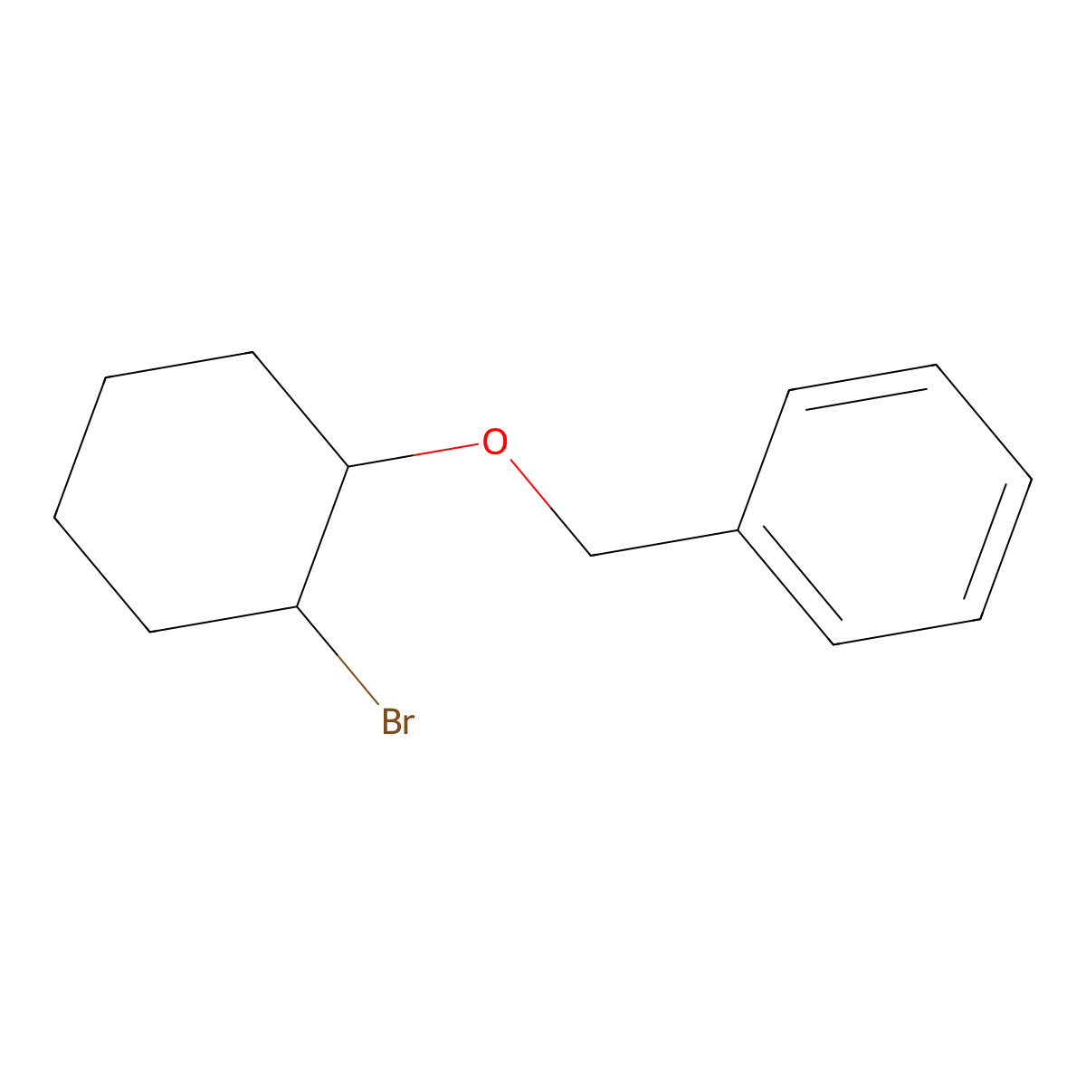 {[(2-Bromocyclohexyl)oxy]methyl}benzene molecular structure, CAS 29837-01-2