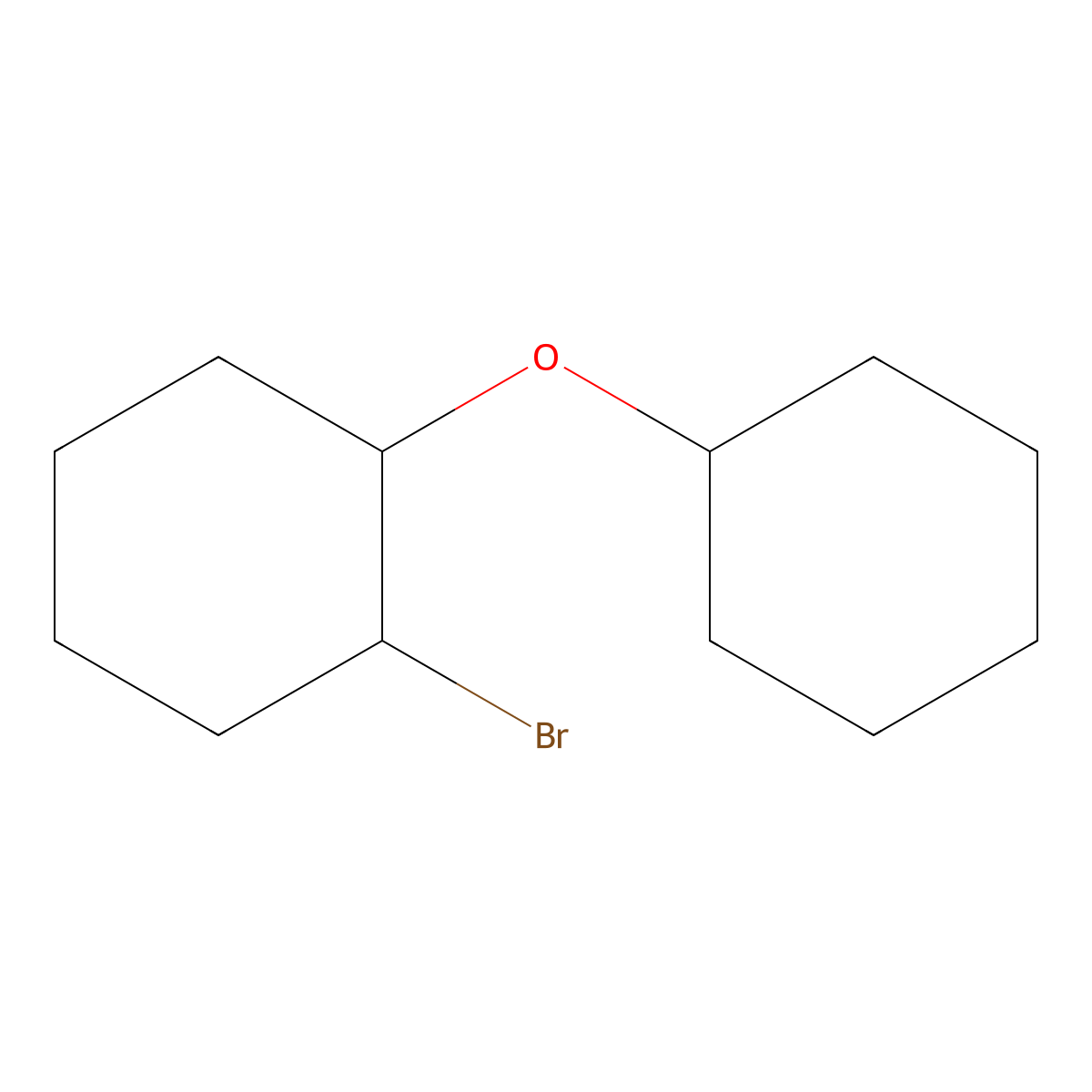1-Bromo-2-(cyclohexyloxy)cyclohexane molecular structure, CAS 29837-04-5