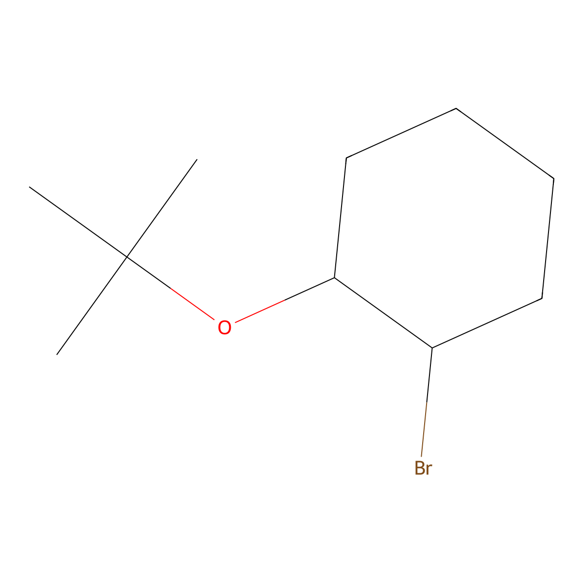 1-Bromo-2-(tert-butoxy)cyclohexane molecular structure, CAS 29840-05-9