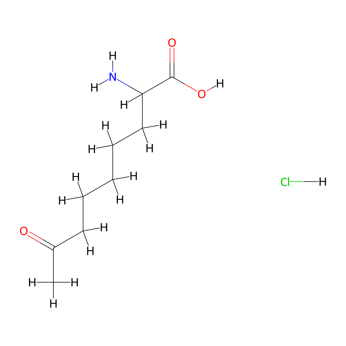 2-Amino-8-oxononanoic acid (hydrochloride) molecular structure, CAS 2984160-77-0