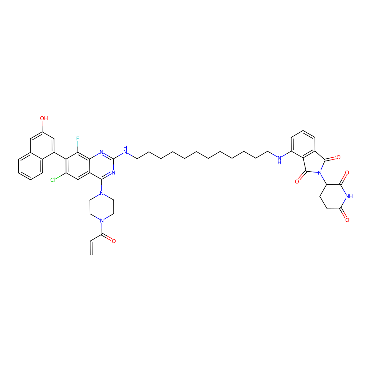 PROTAC KRAS G12C degrader-1 molecular structure, CAS 2984236-79-3