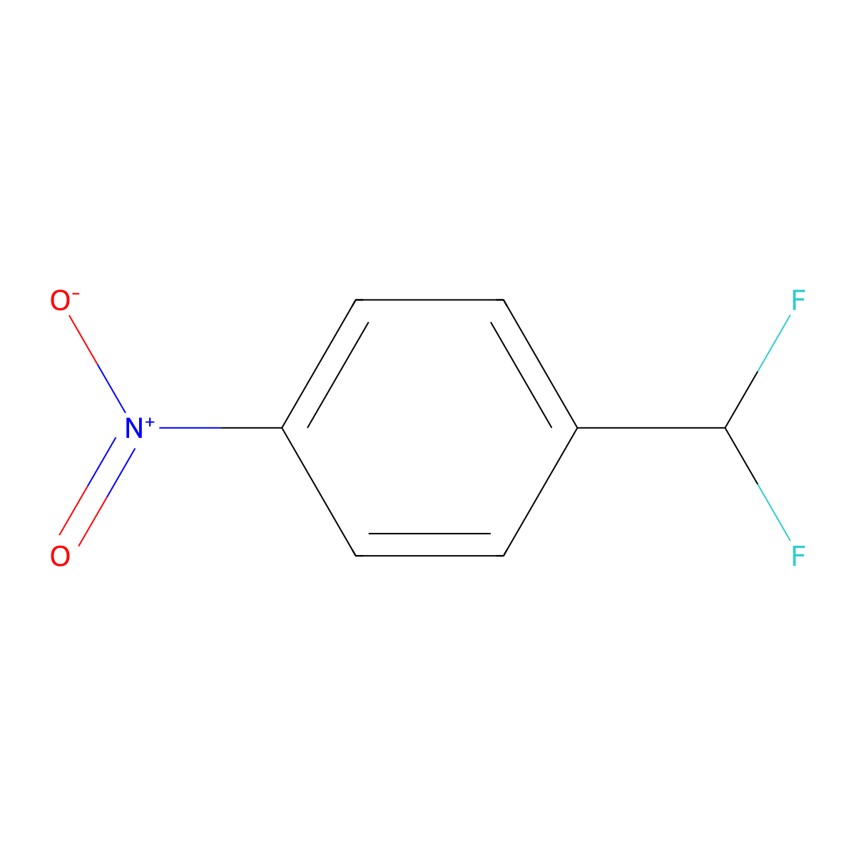 1-(Difluoromethyl)-4-nitrobenzene molecular structure, CAS 29848-57-5