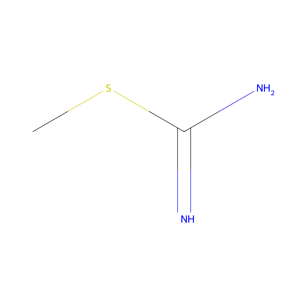 2-Methyl-2-thiopseudourea molecular structure, CAS 2986-19-8