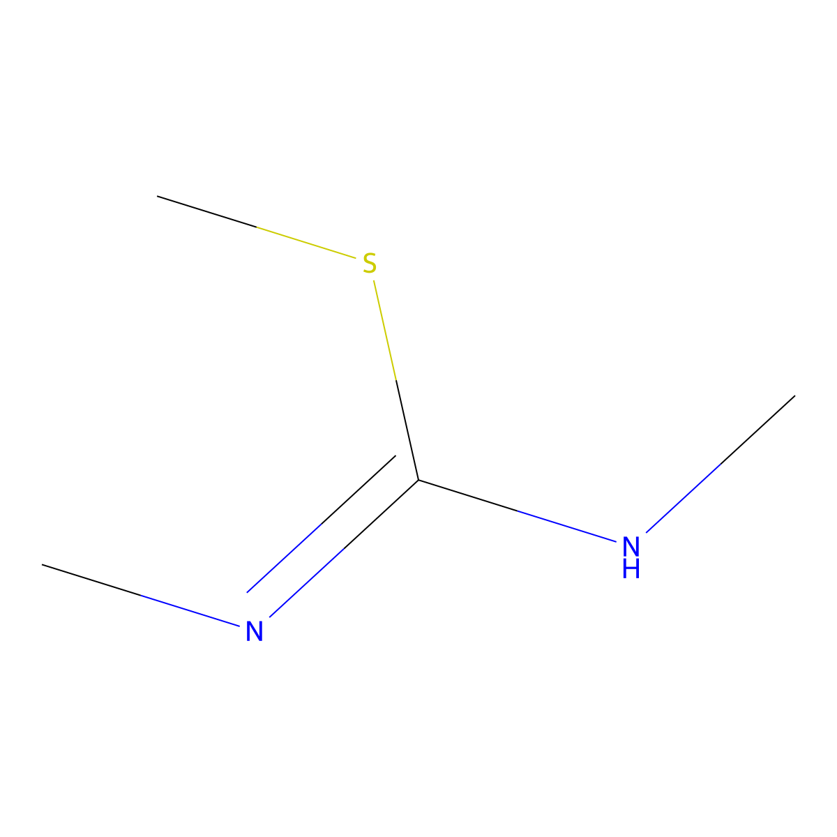 1,2,3-Trimethylisothiourea molecular structure, CAS 2986-23-4