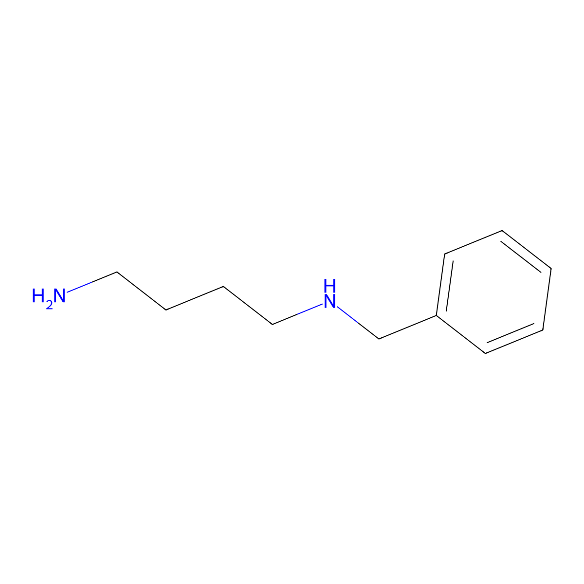 N-Benzylputrescine molecular structure, CAS 29867-04-7