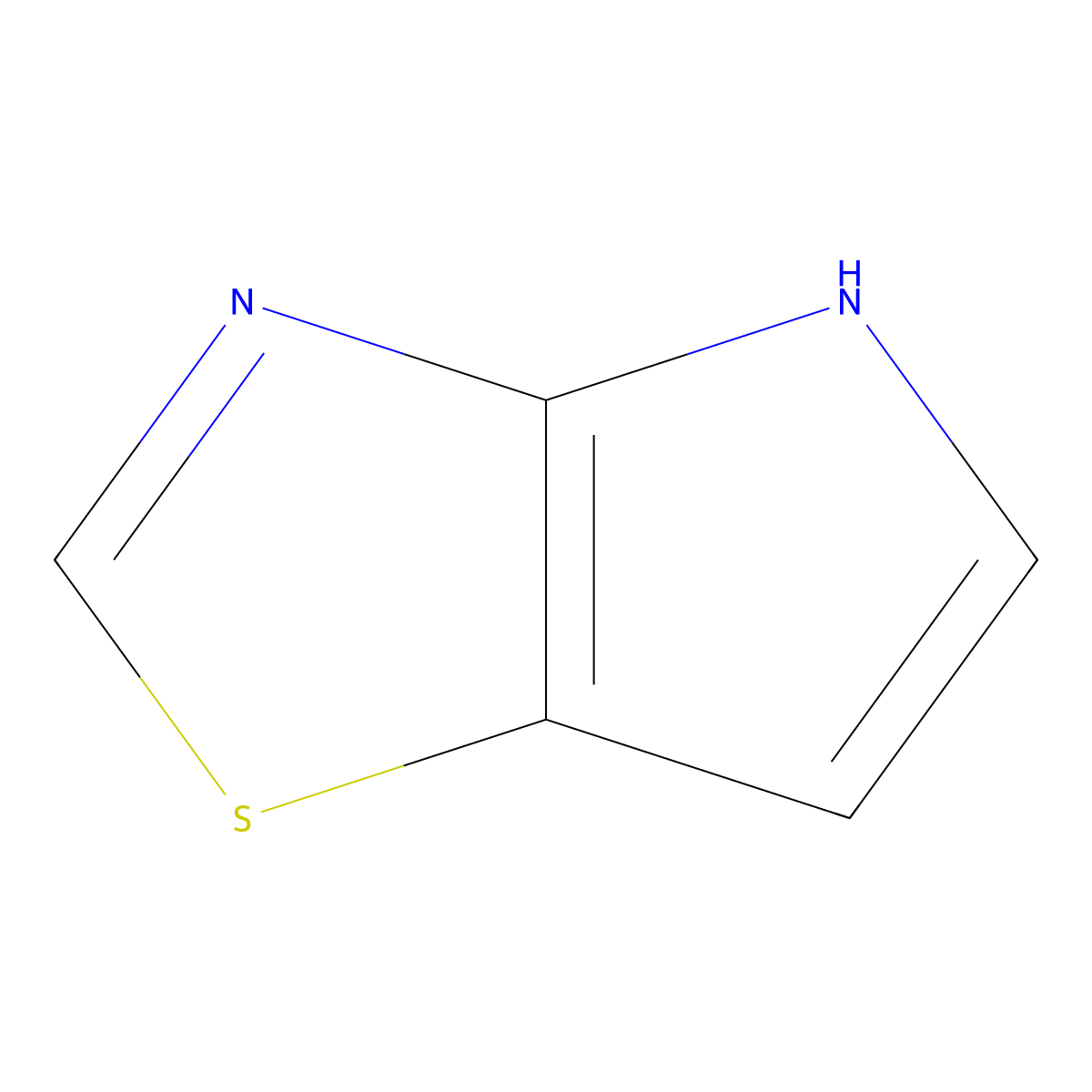 4H-Pyrrolo[2,3-d]thiazole molecular structure, CAS 298699-45-3