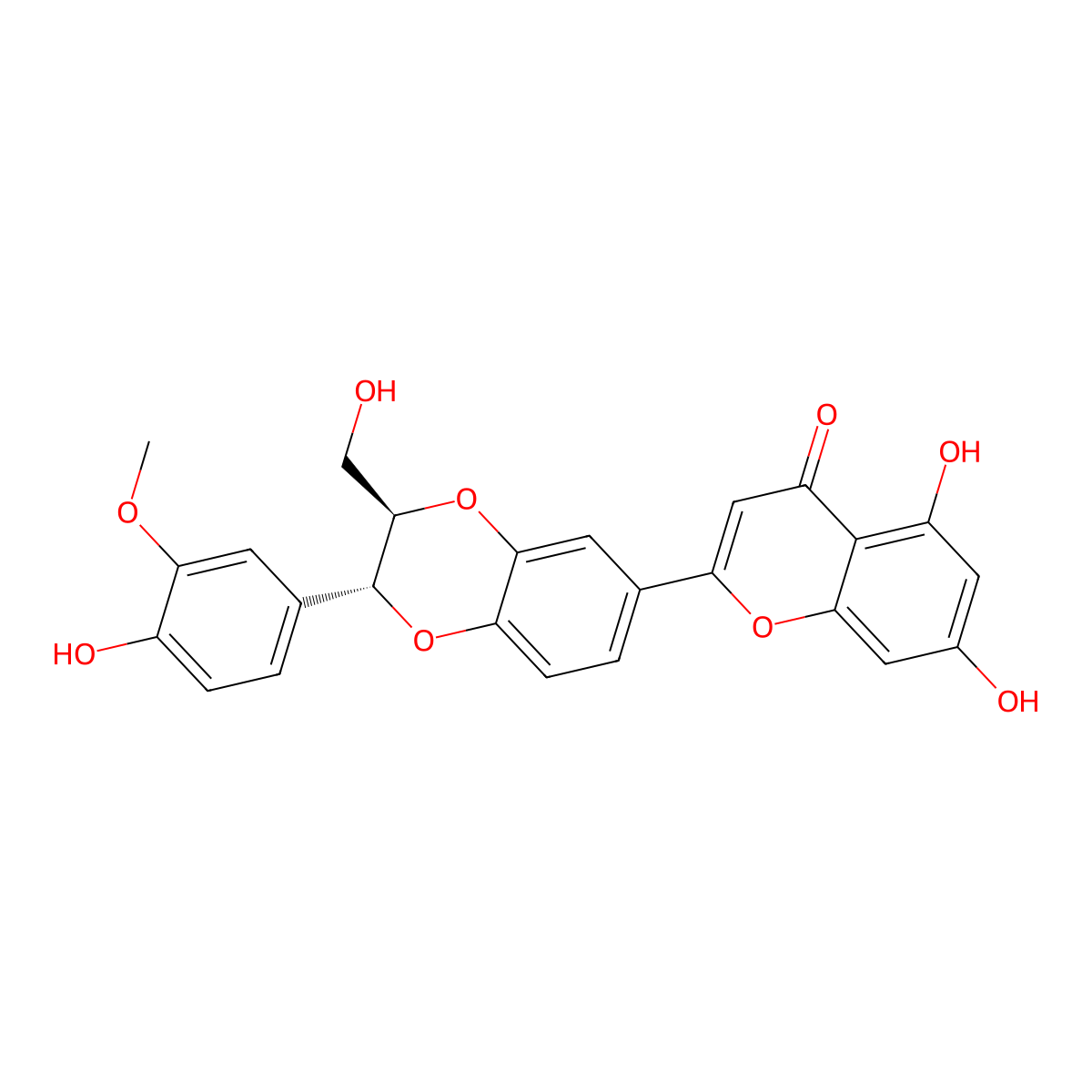 (inverted exclamation markA)-Hydnocarpin molecular structure, CAS 298704-61-7