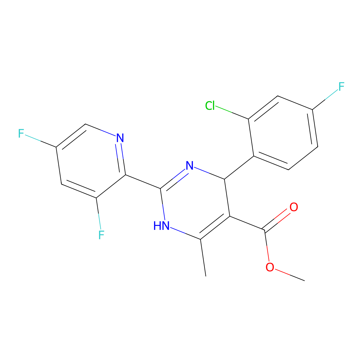 Bay 41-4109 racemate molecular structure, CAS 298708-79-9