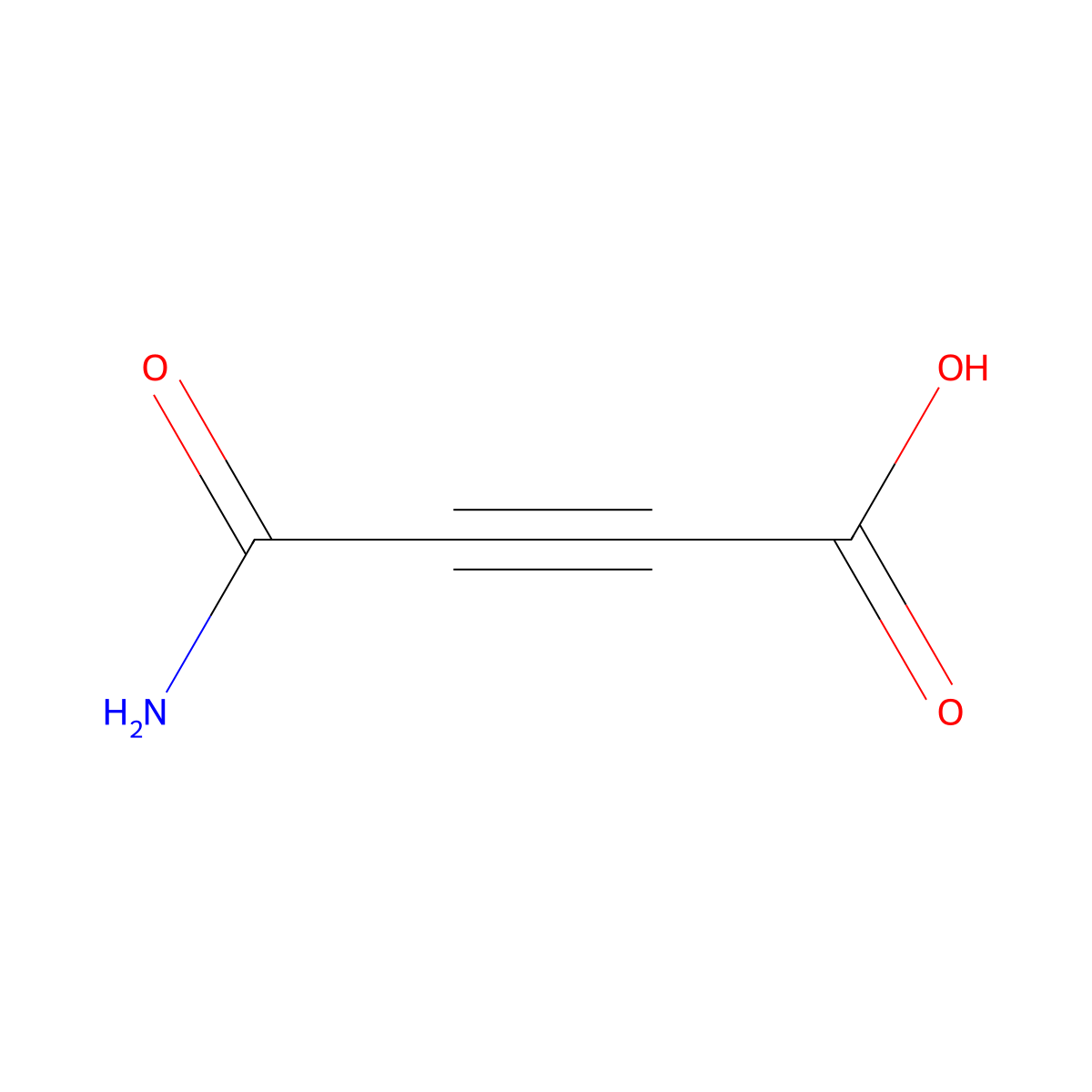 3-Carbamoylprop-2-ynoic acid molecular structure, CAS 29873-42-5