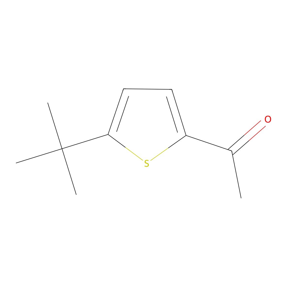 1-(5-Tert-butylthiophen-2-yl)ethanone molecular structure, CAS 29880-63-5