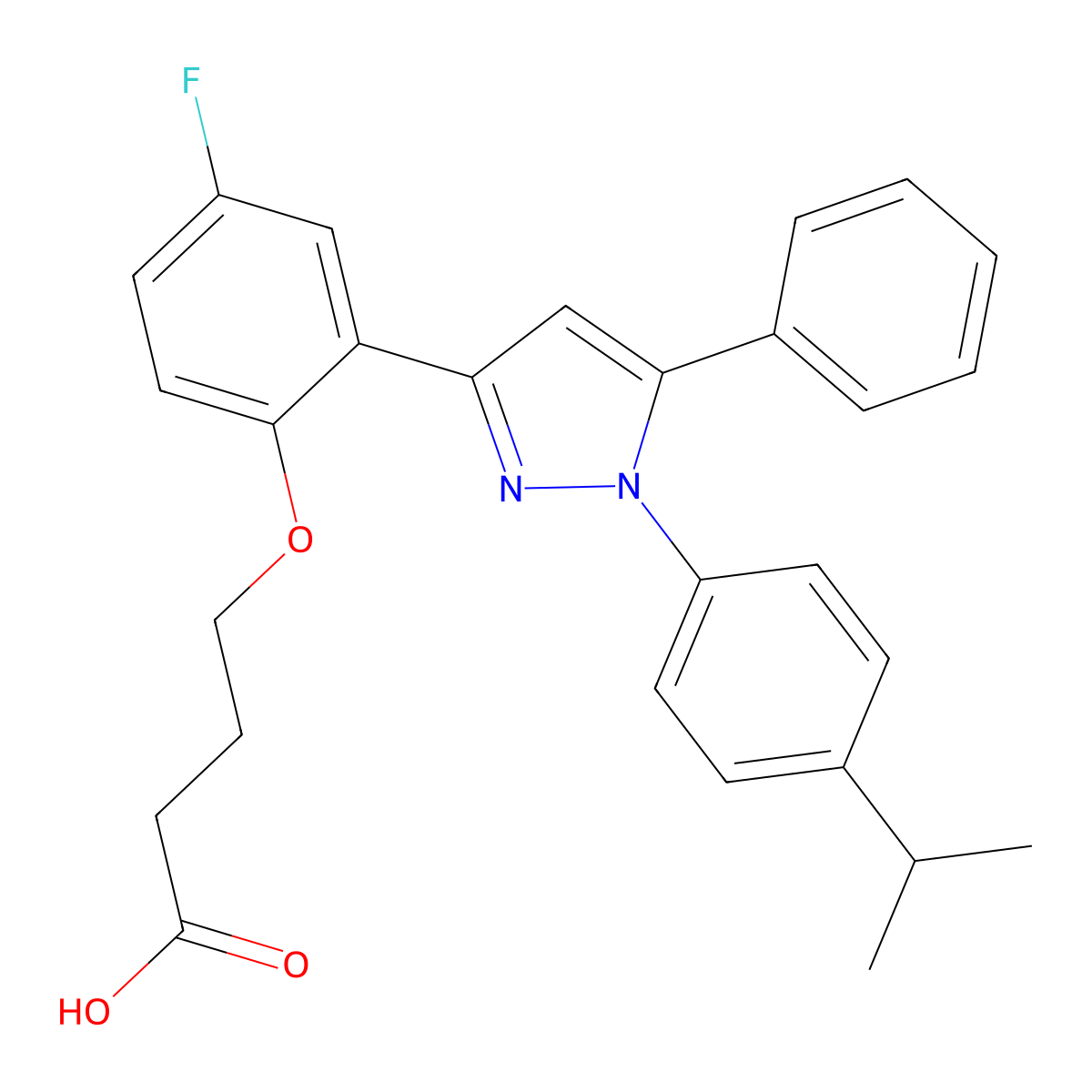 FABPs ligand 6 molecular structure, CAS 2988135-14-2