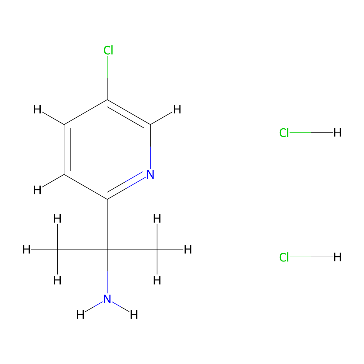 2-(5-Chloropyridin-2-yl)propan-2-amine dihydrochloride molecular structure, CAS 2988490-94-2