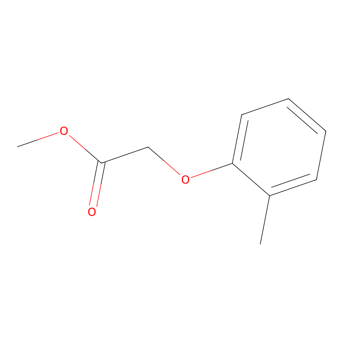 O-ME Phenoxyacetic acid,ME ester molecular structure, CAS 2989-17-5