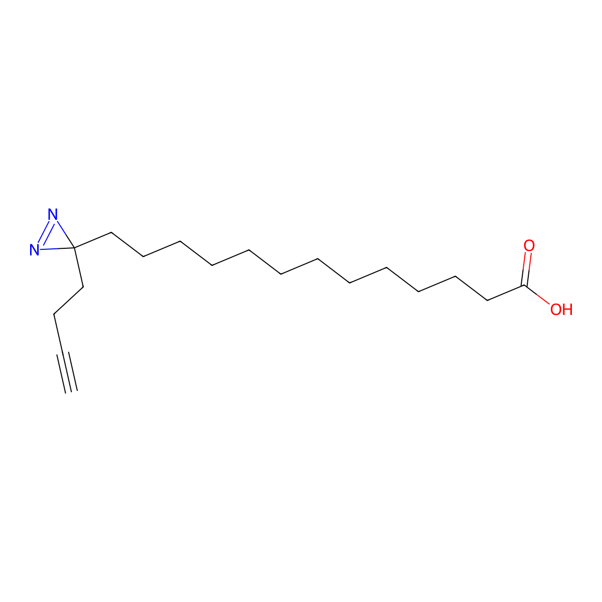 Photo-Click-Stearic acid molecular structure, CAS 2989205-54-9