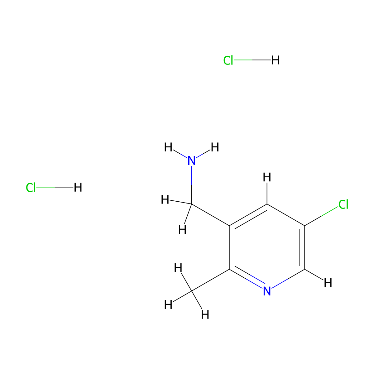 1-(5-Chloro-2-methylpyridin-3-yl)methanamine dihydrochloride molecular structure, CAS 2989385-51-3