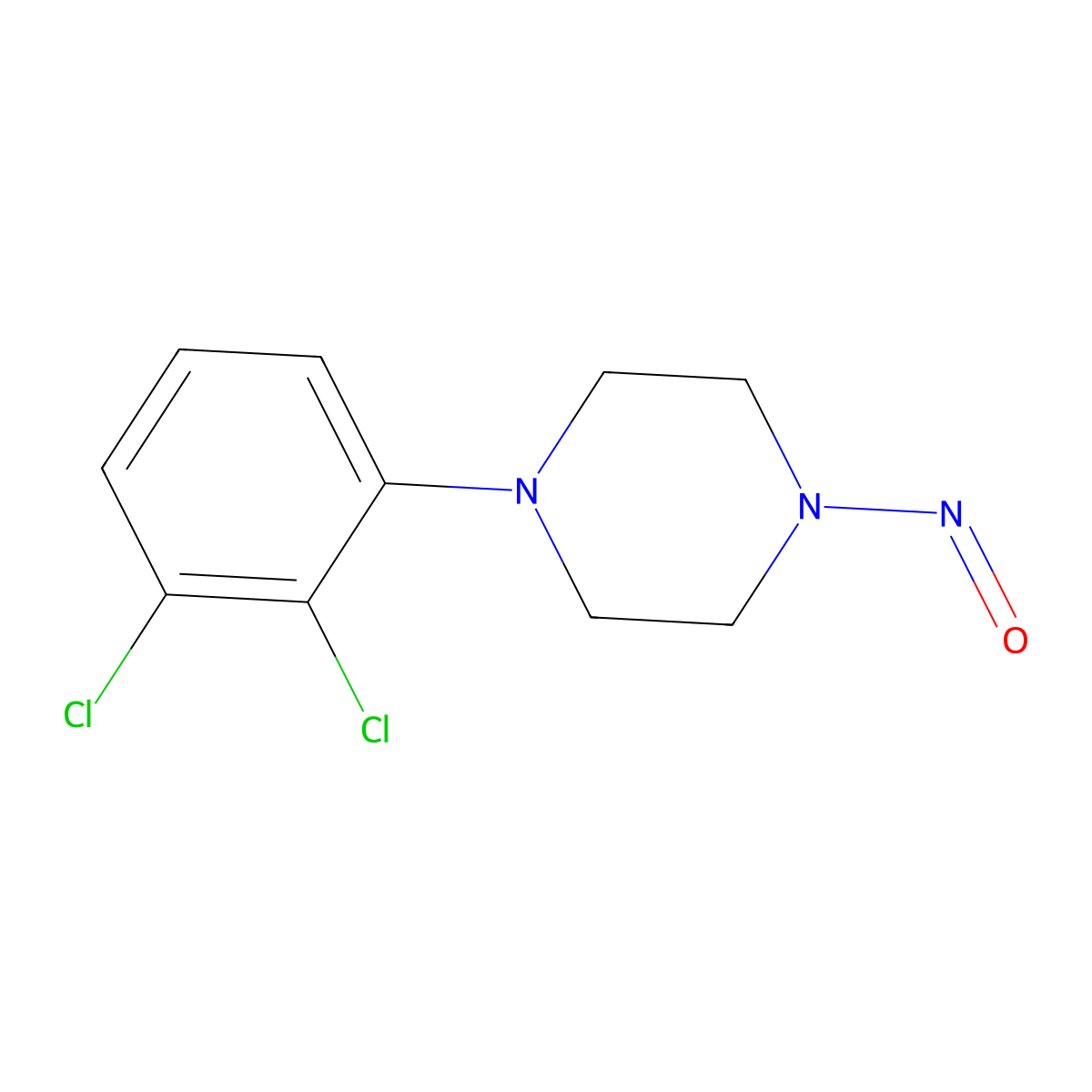 1-(2,3-Dichlorophenyl)-4-nitrosopiperazine molecular structure, CAS 2989508-28-1