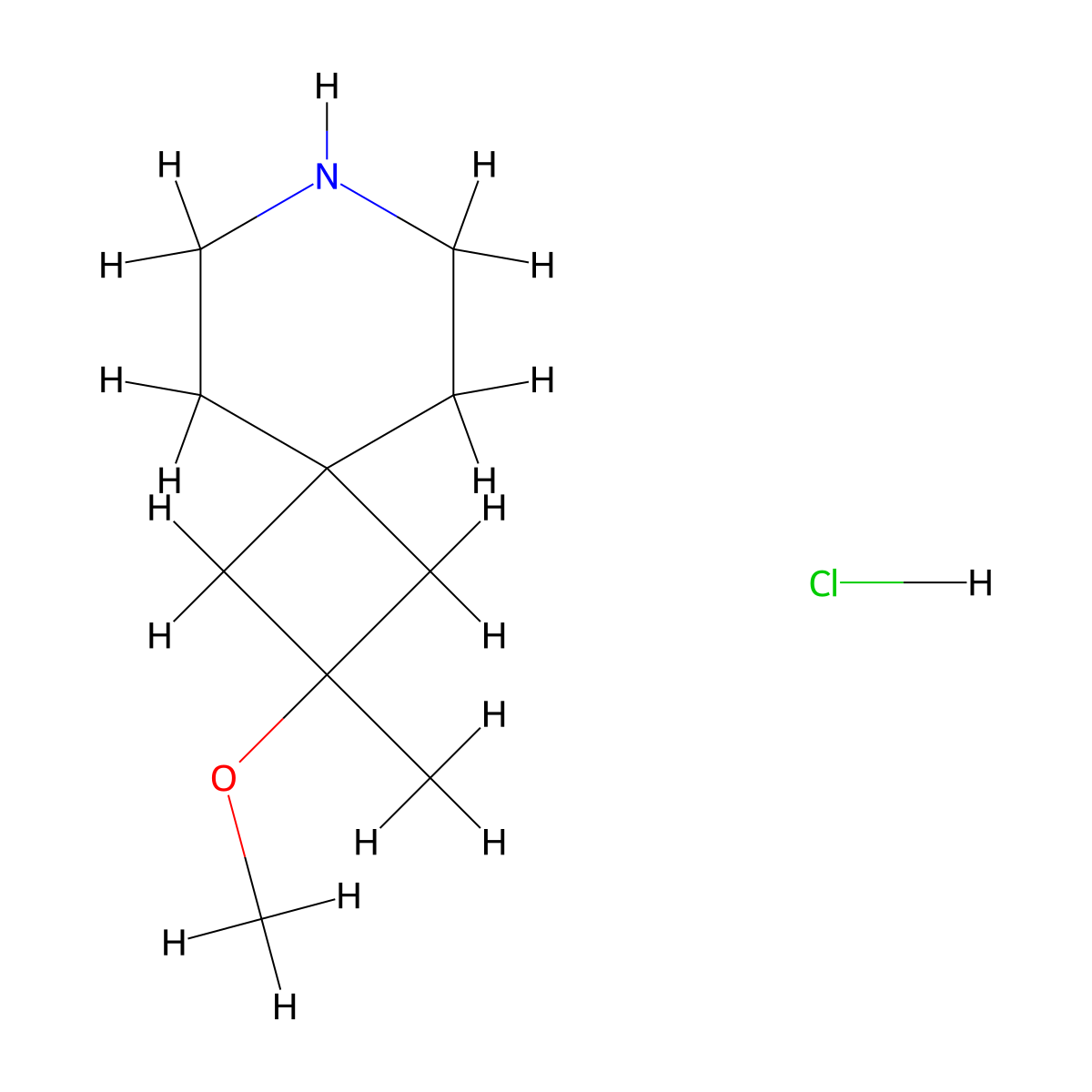 2-Methoxy-2-methyl-7-azaspiro[3.5]nonane hydrochloride molecular structure, CAS 2989752-82-9