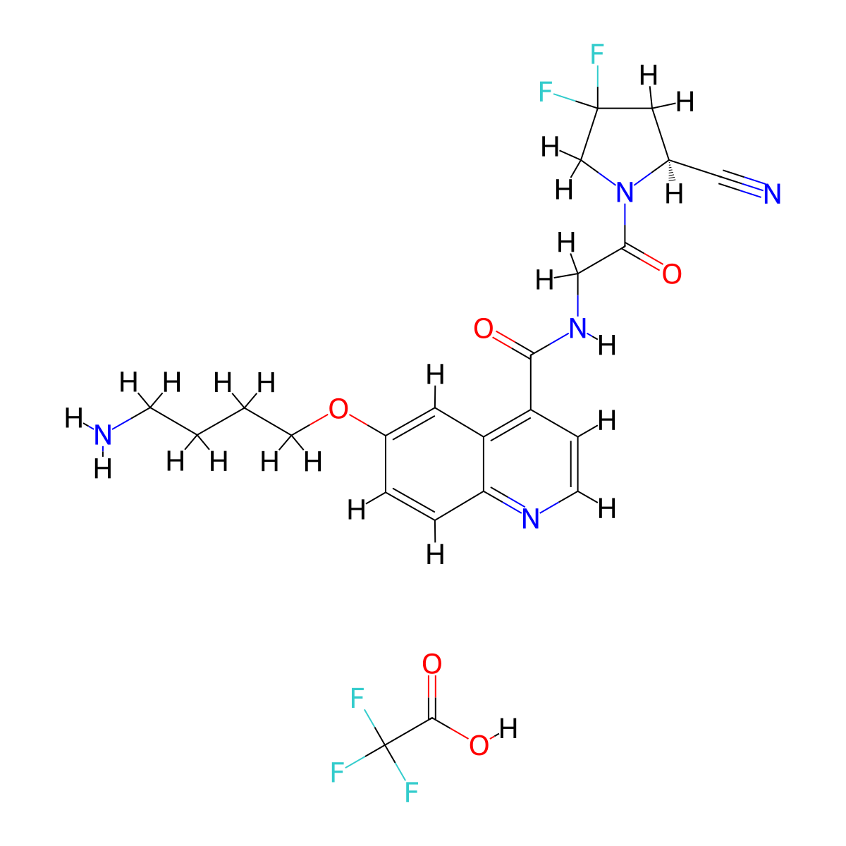 NH2-Uamc1110 tfa molecular structure, CAS 2990021-73-1