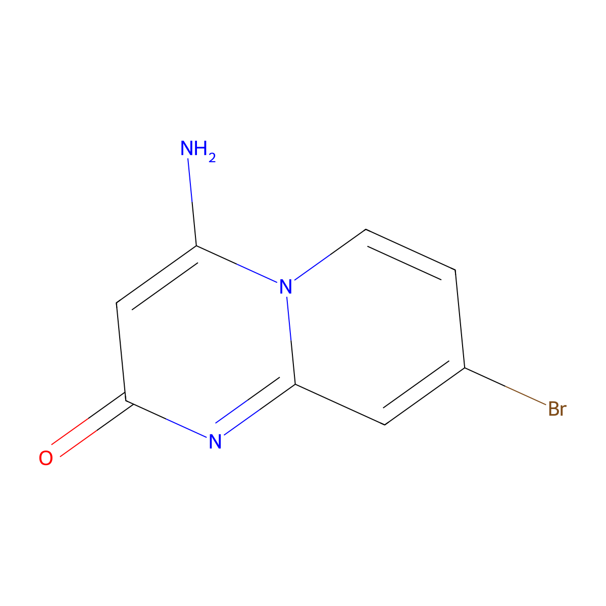 4-amino-8-bromo-2H-pyrido[1,2-a]pyrimidin-2-one molecular structure, CAS 2990108-20-6