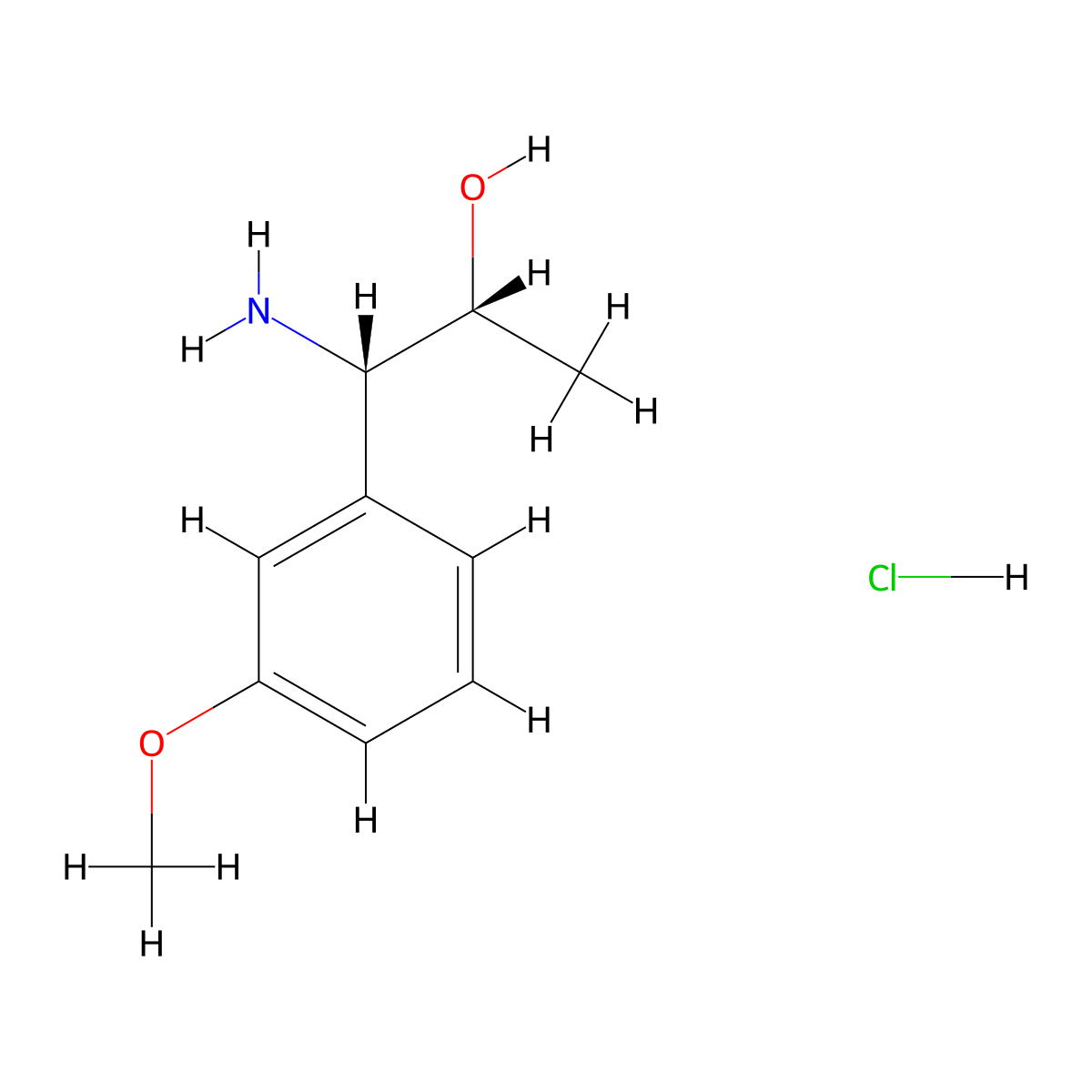 (1S,2R)-1-Amino-1-(3-methoxyphenyl)propan-2-ol hydrochloride molecular structure, CAS 2990141-37-0