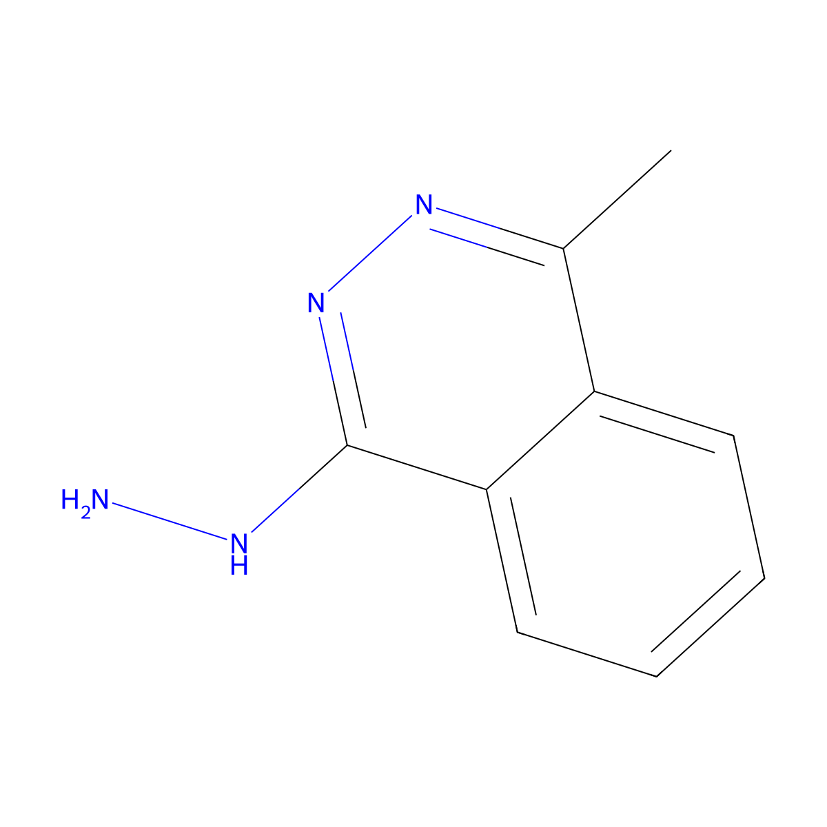 1-Hydrazinyl-4-methylphthalazine molecular structure, CAS 29902-28-1