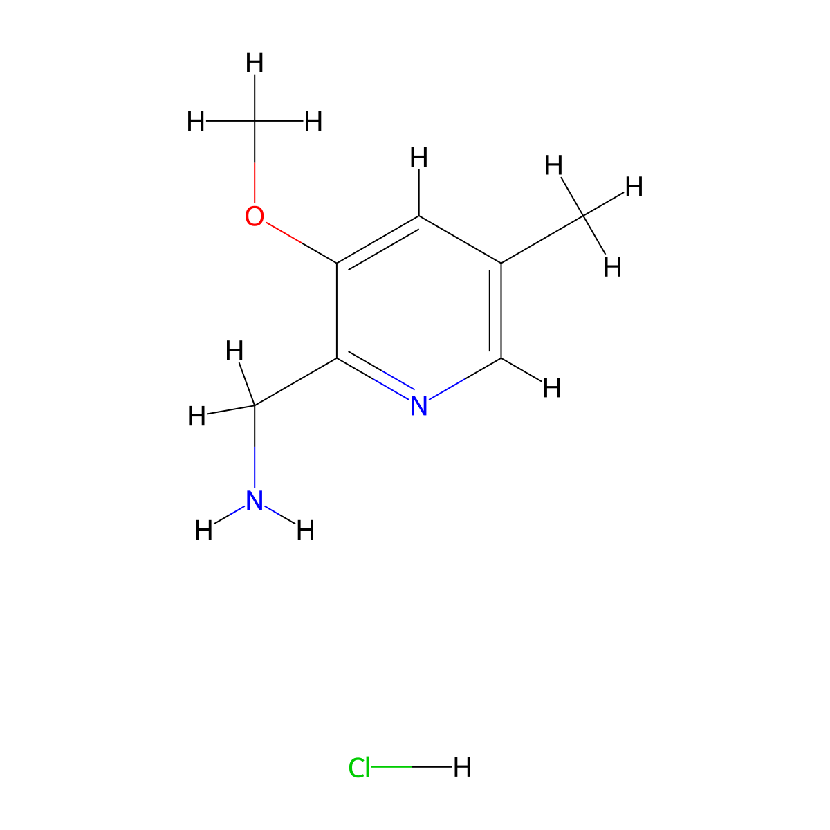 1-(3-Methoxy-5-methylpyridin-2-yl)methanamine hydrochloride molecular structure, CAS 2990481-14-4