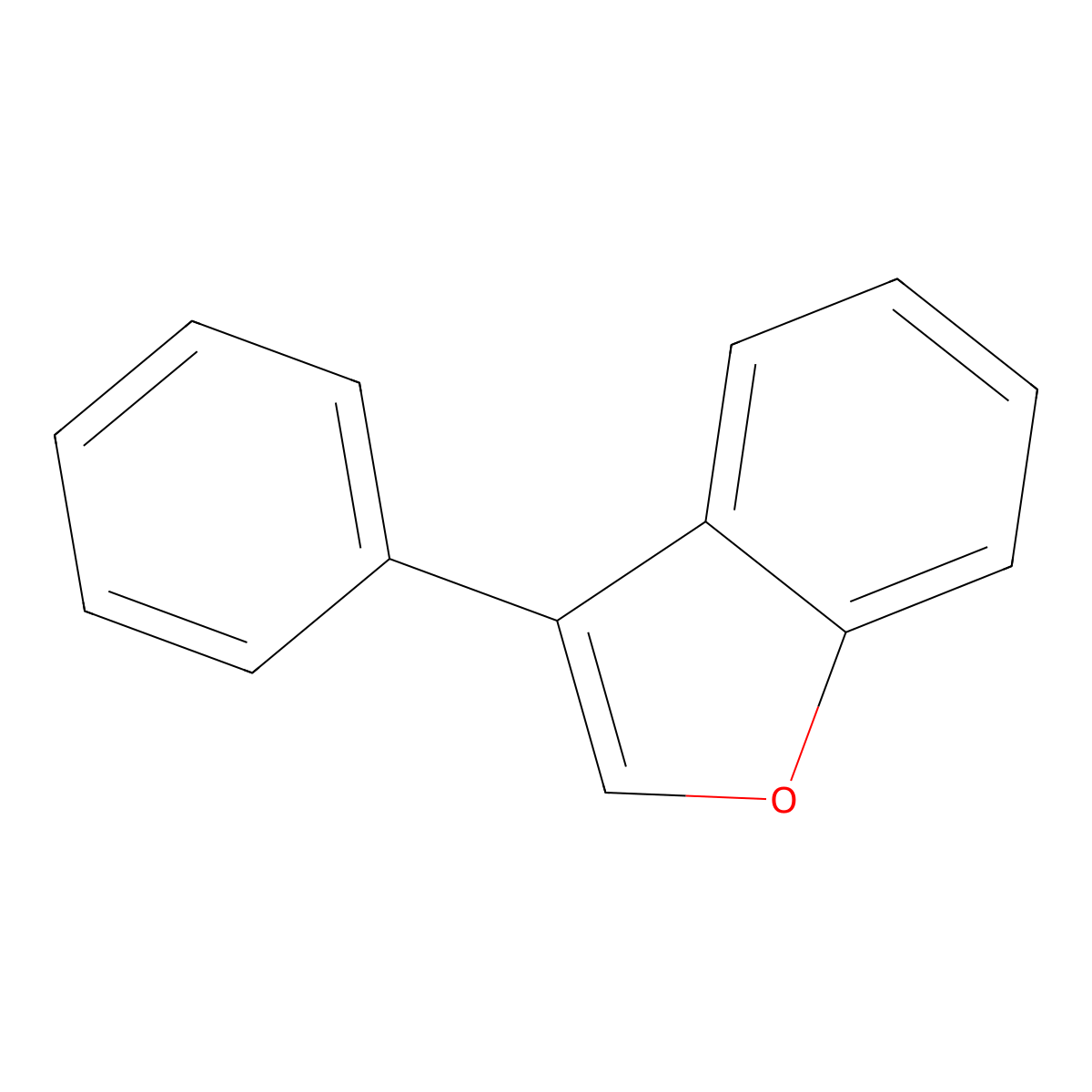 3-Phenylbenzofuran molecular structure, CAS 29909-72-6