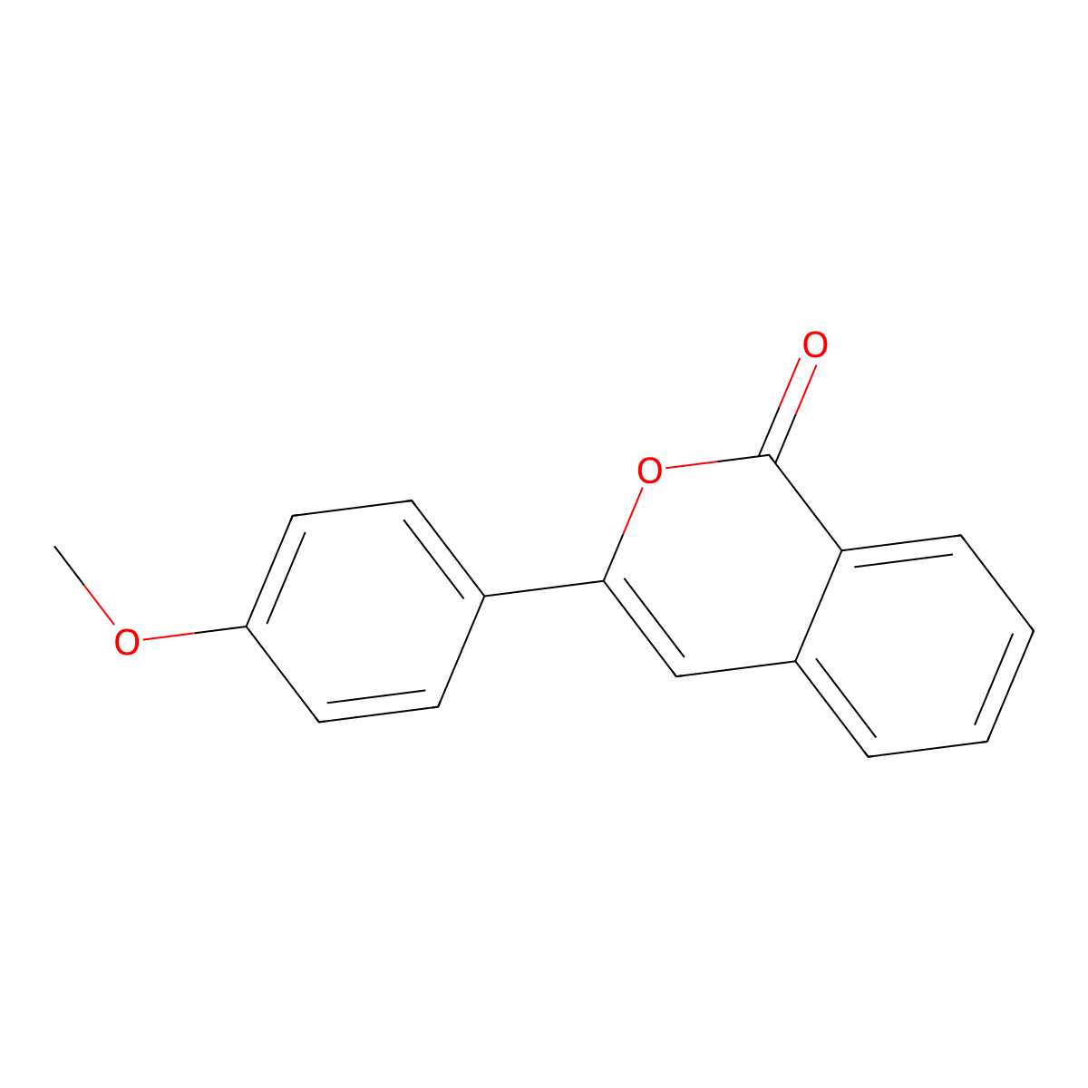 3-(4-Methoxyphenyl)-1h-isochromen-1-one molecular structure, CAS 29910-92-7