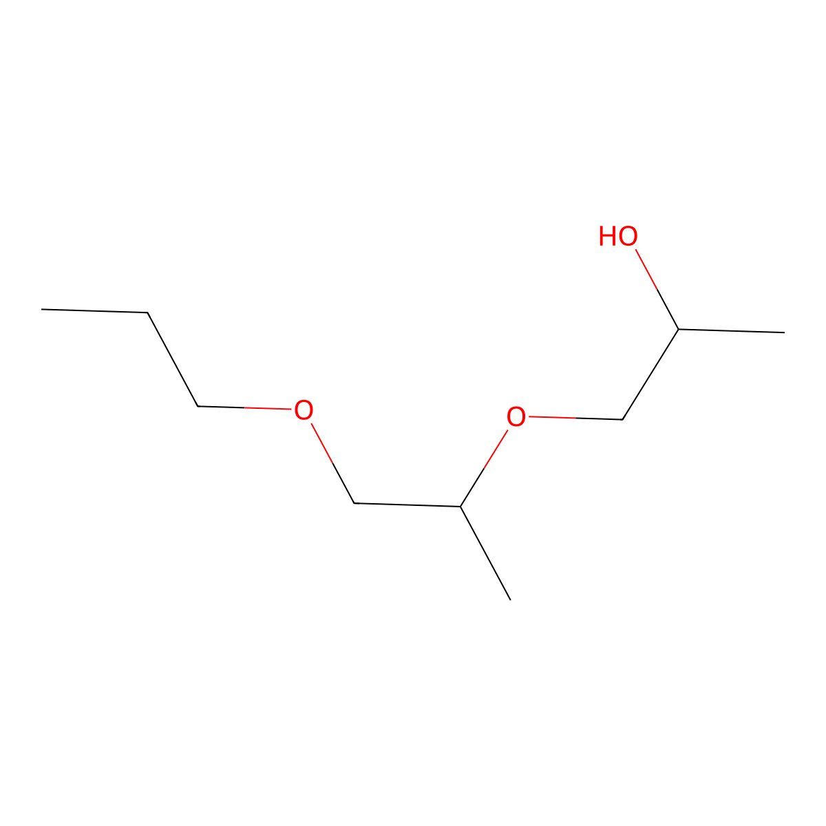 1-(1-Methyl-2-propoxyethoxy)2-propanol molecular structure, CAS 29911-27-1