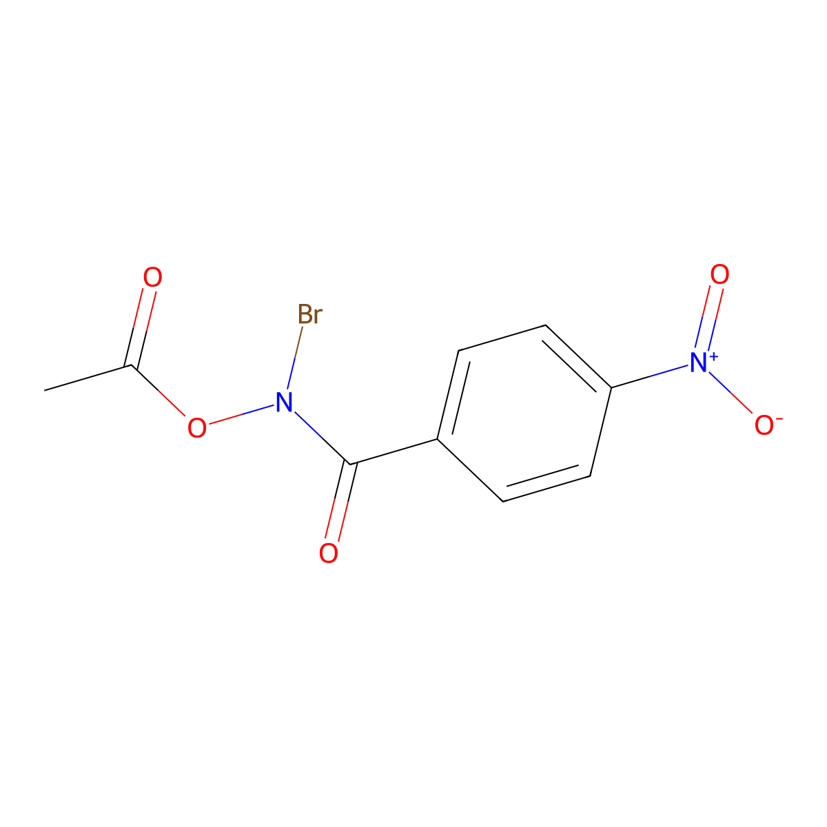 N-Acetoxy-N-bromo-4-nitrobenZamide molecular structure, CAS 2991507-63-0