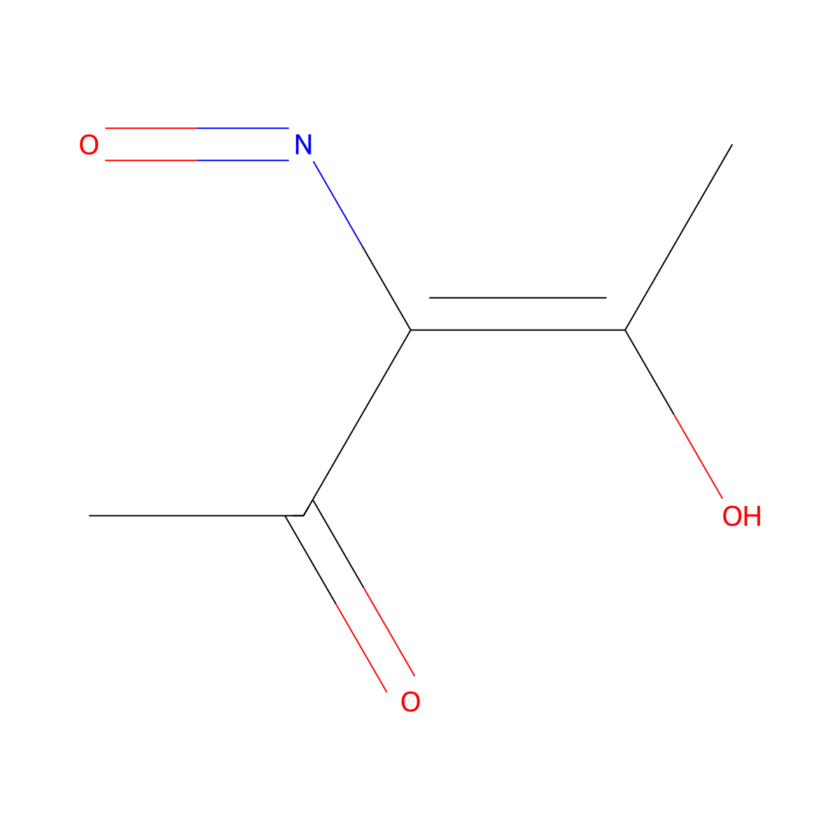 3-Isonitroso-2,4-pentanedione molecular structure, CAS 29917-12-2