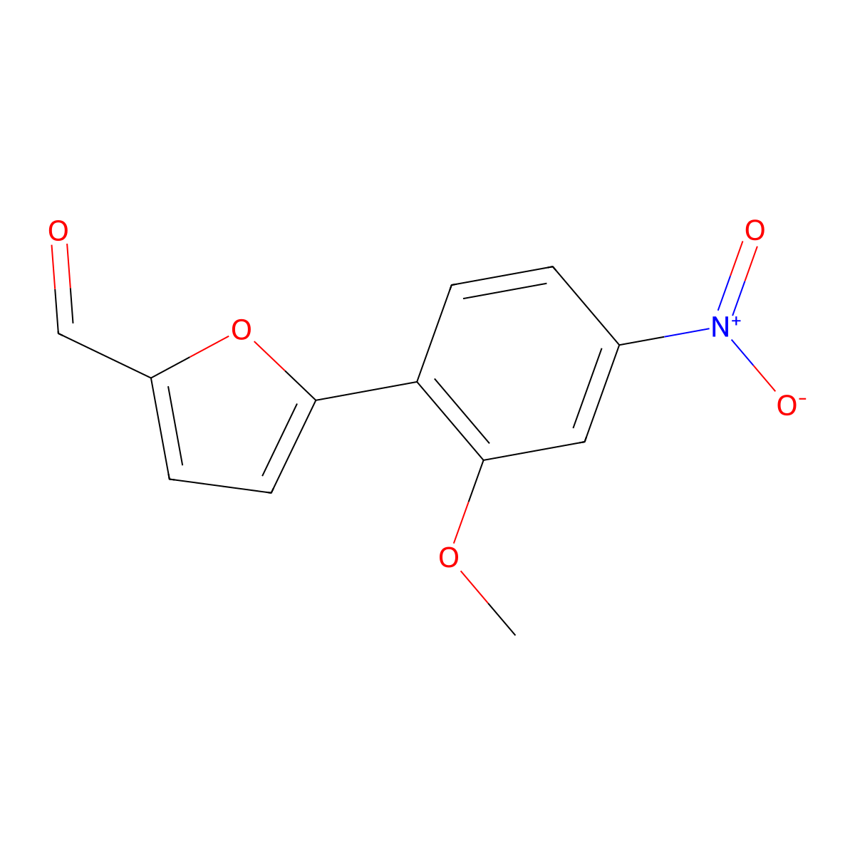 5-(2-Methoxy-4-nitrophenyl)furan-2-carbaldehyde molecular structure, CAS 299202-82-7