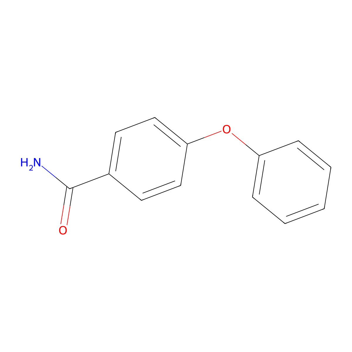 4-Phenoxybenzamide molecular structure, CAS 29921-15-1