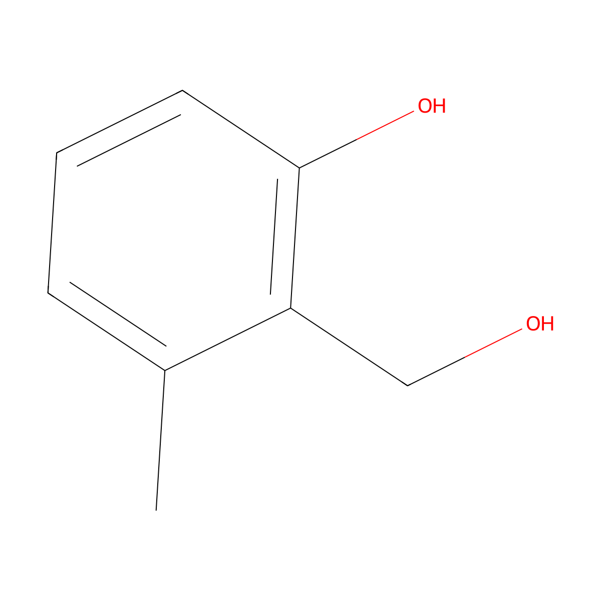 2-(Hydroxymethyl)-3-methylphenol molecular structure, CAS 29922-52-9