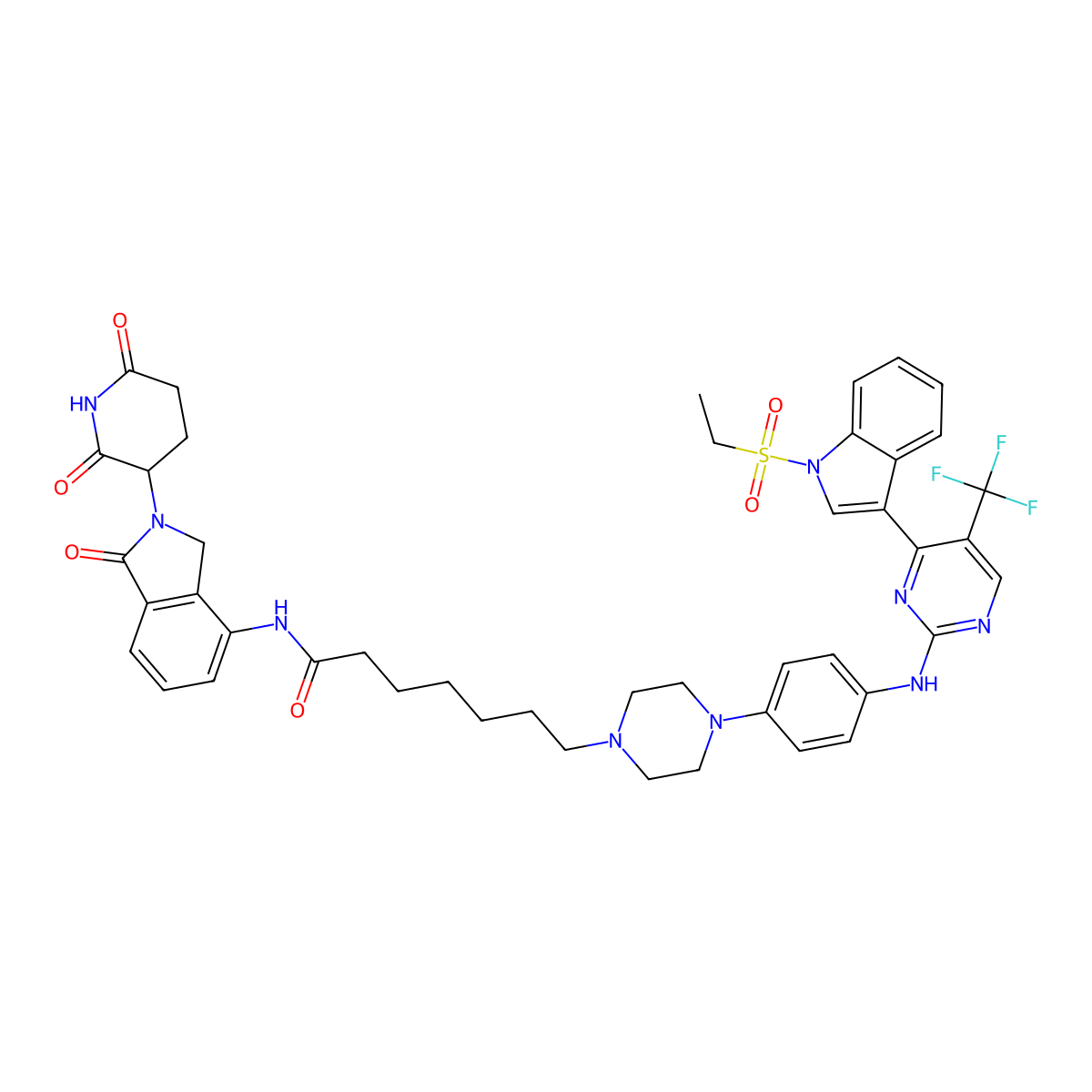 PROTAC EGFR degrader 9 molecular structure, CAS 2992670-33-2