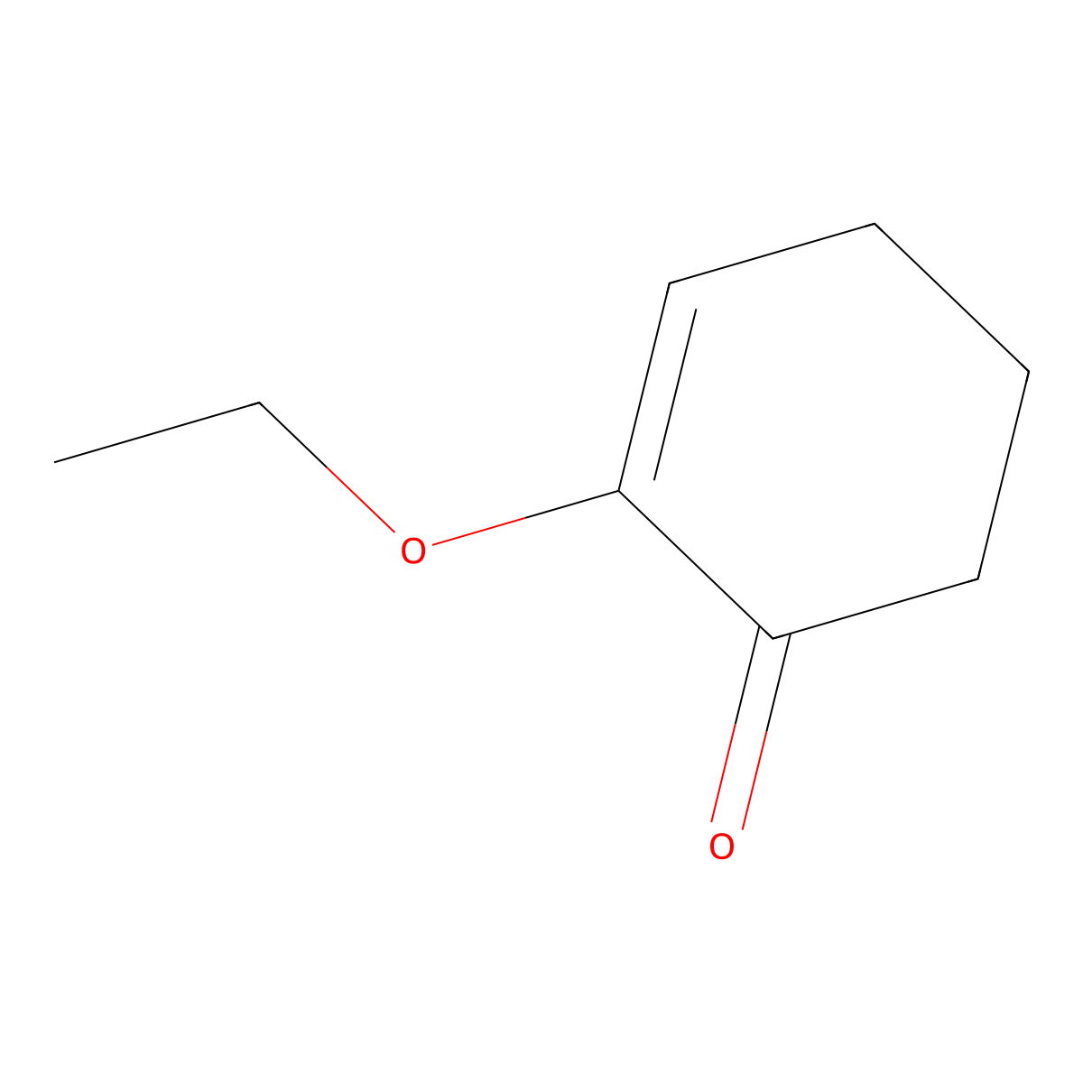 2-Ethoxycyclohex-2-en-1-one molecular structure, CAS 29941-82-0