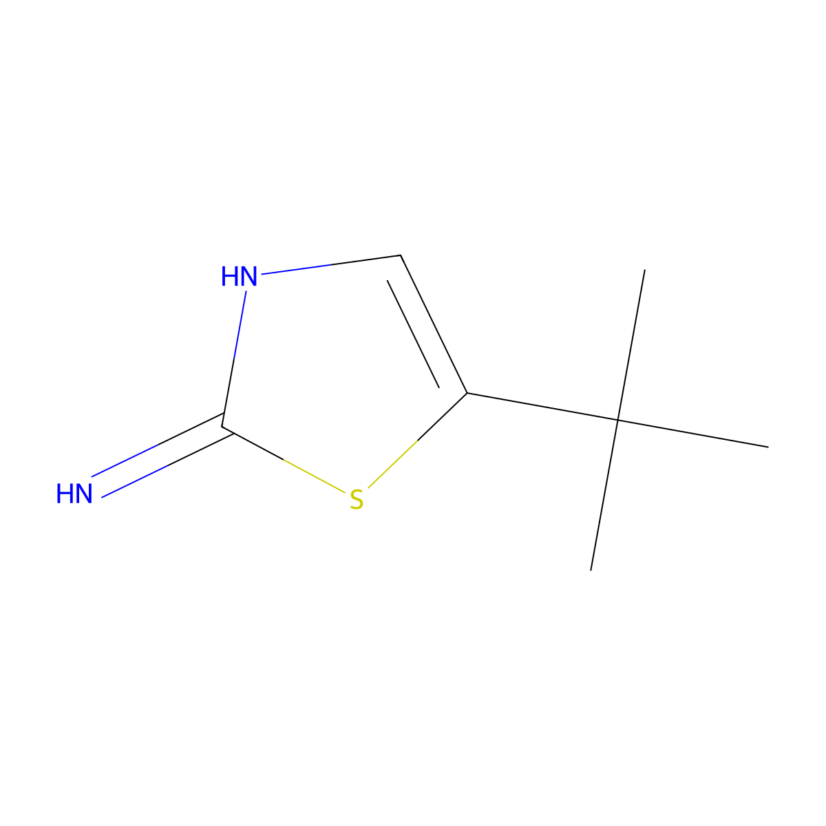 5-tert-Butyl-1,3-thiazol-2-amine molecular structure, CAS 299417-31-5