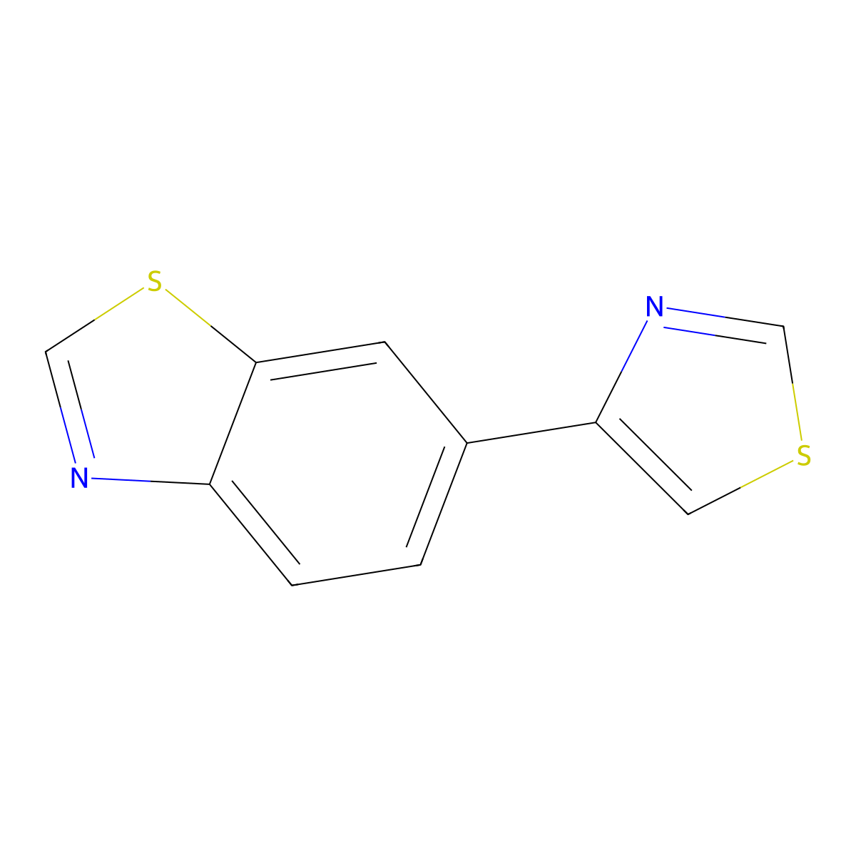 6-(1,3-Thiazol-4-yl)-1,3-benzothiazole molecular structure, CAS 29942-05-0