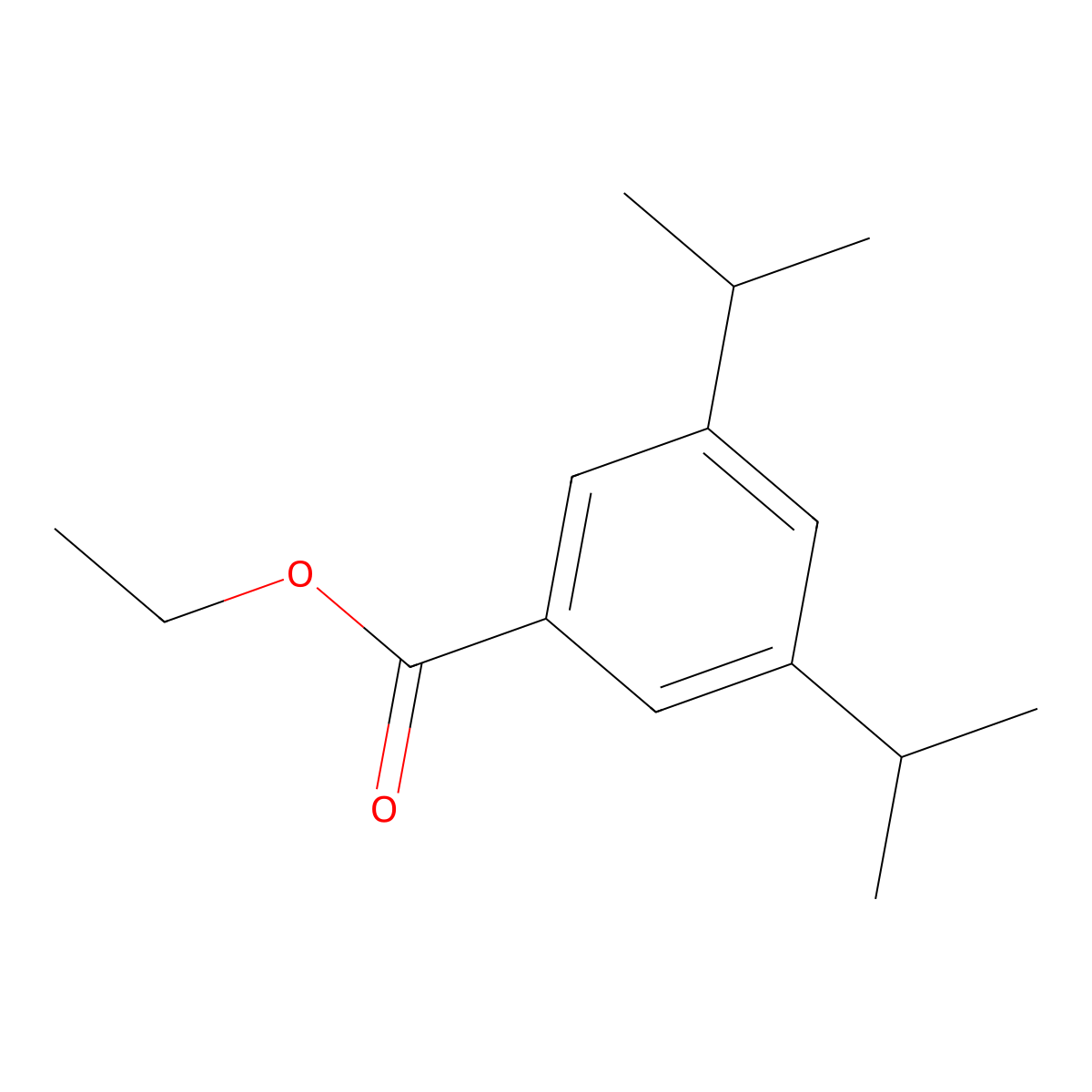 Ethyl 3,5-diisopropylbenzoate molecular structure, CAS 299428-01-6