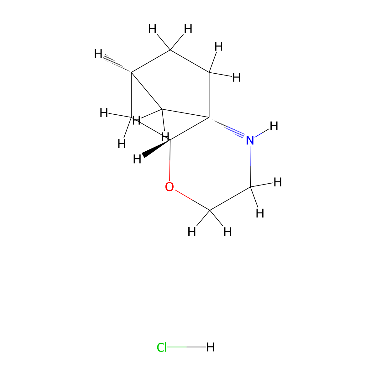 rac-(1R,6S,8R)-5-oxa-2-azatricyclo[6.2.1.0,1,6]undecane hydrochloride molecular structure, CAS 2994295-62-2