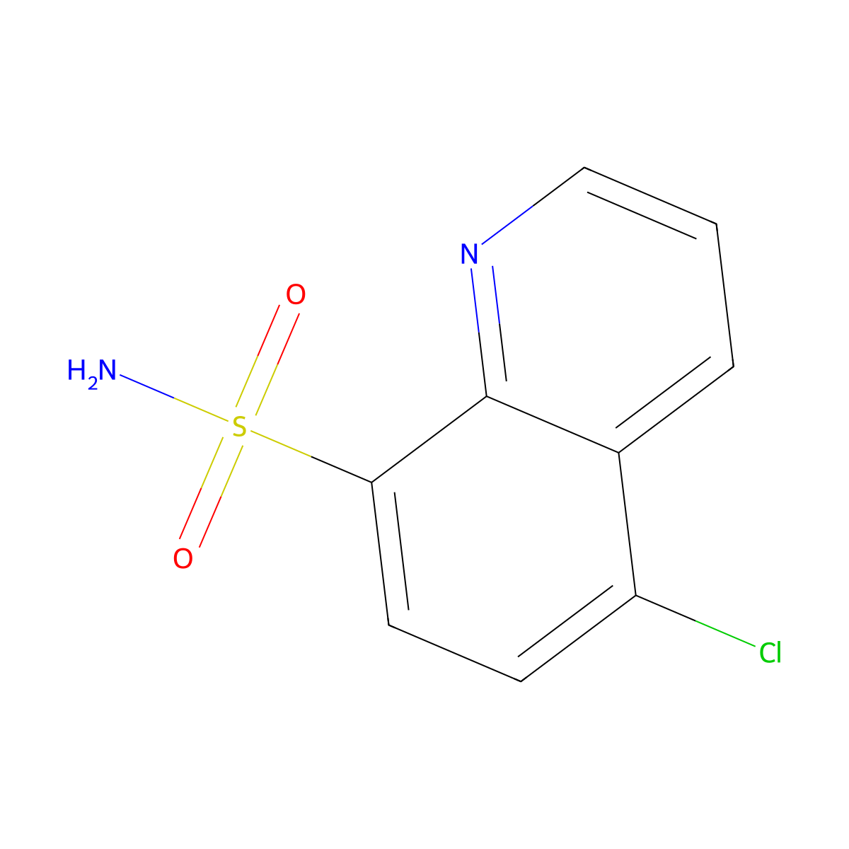 5-Chloroquinoline-8-sulfonamide molecular structure, CAS 299439-20-6