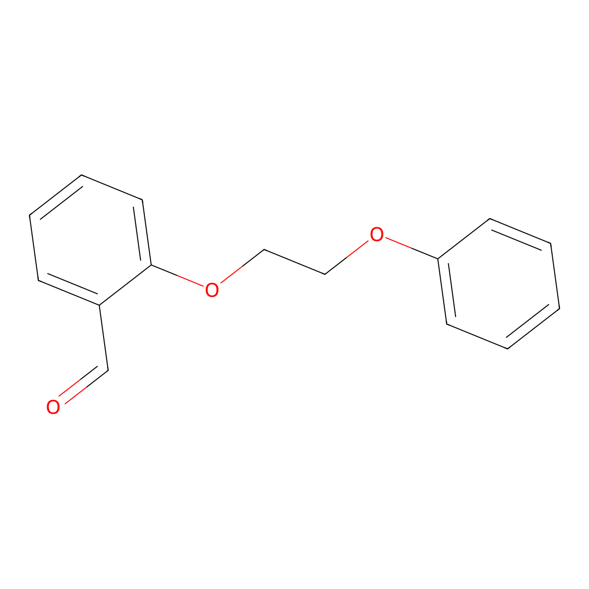 2-(2-Phenoxyethoxy)benzaldehyde molecular structure, CAS 299443-11-1