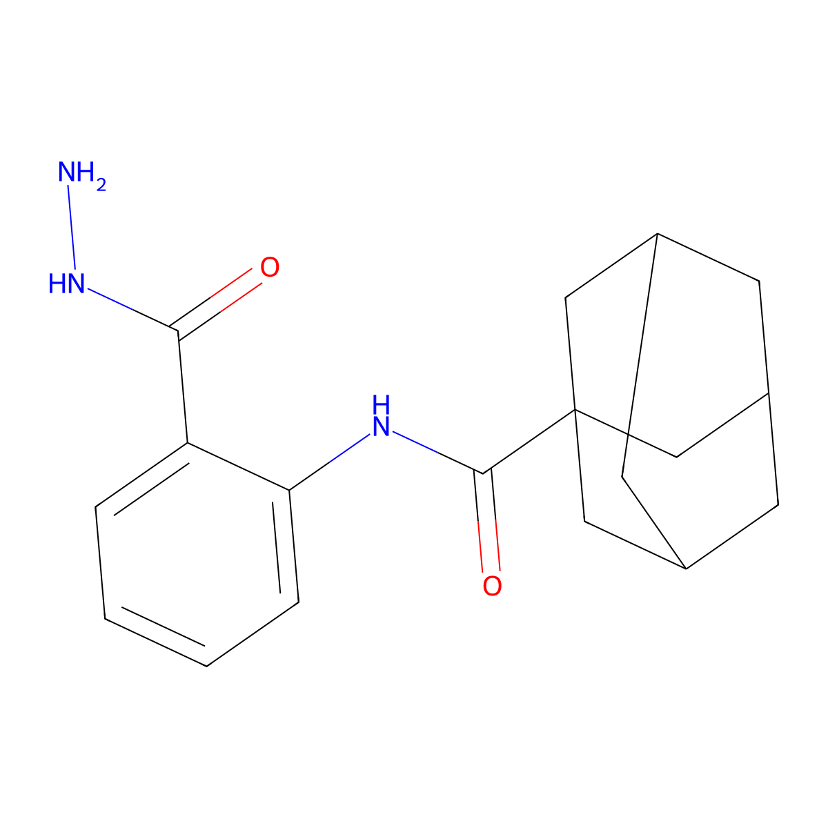 N-[2-(hydrazinecarbonyl)phenyl]adamantane-1-carboxamide molecular structure, CAS 299443-58-6