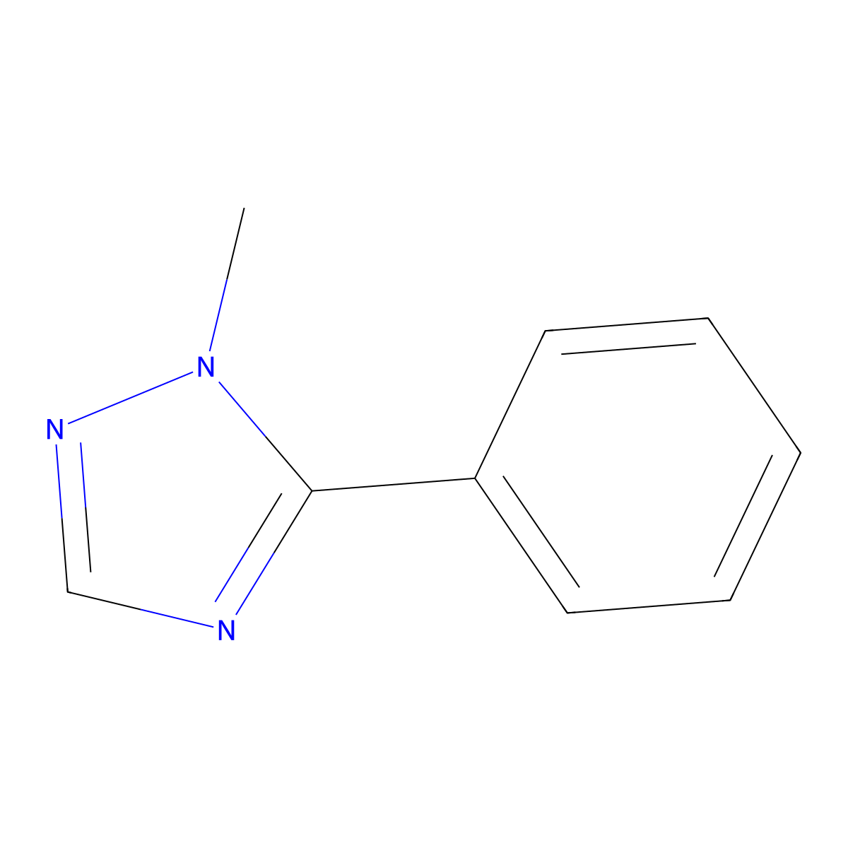 1-Methyl-5-phenyl-1h-1,2,4-triazole molecular structure, CAS 29945-53-7